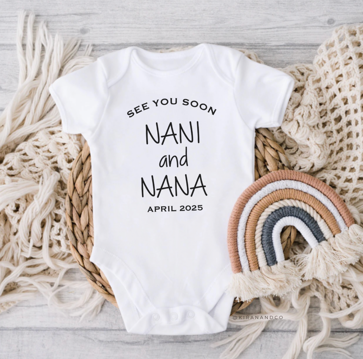 See you Soon Nani and Nana Bodysuit