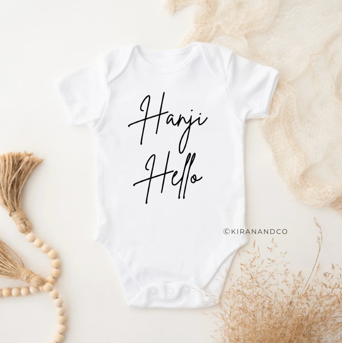 Hanji Hello Bodysuit