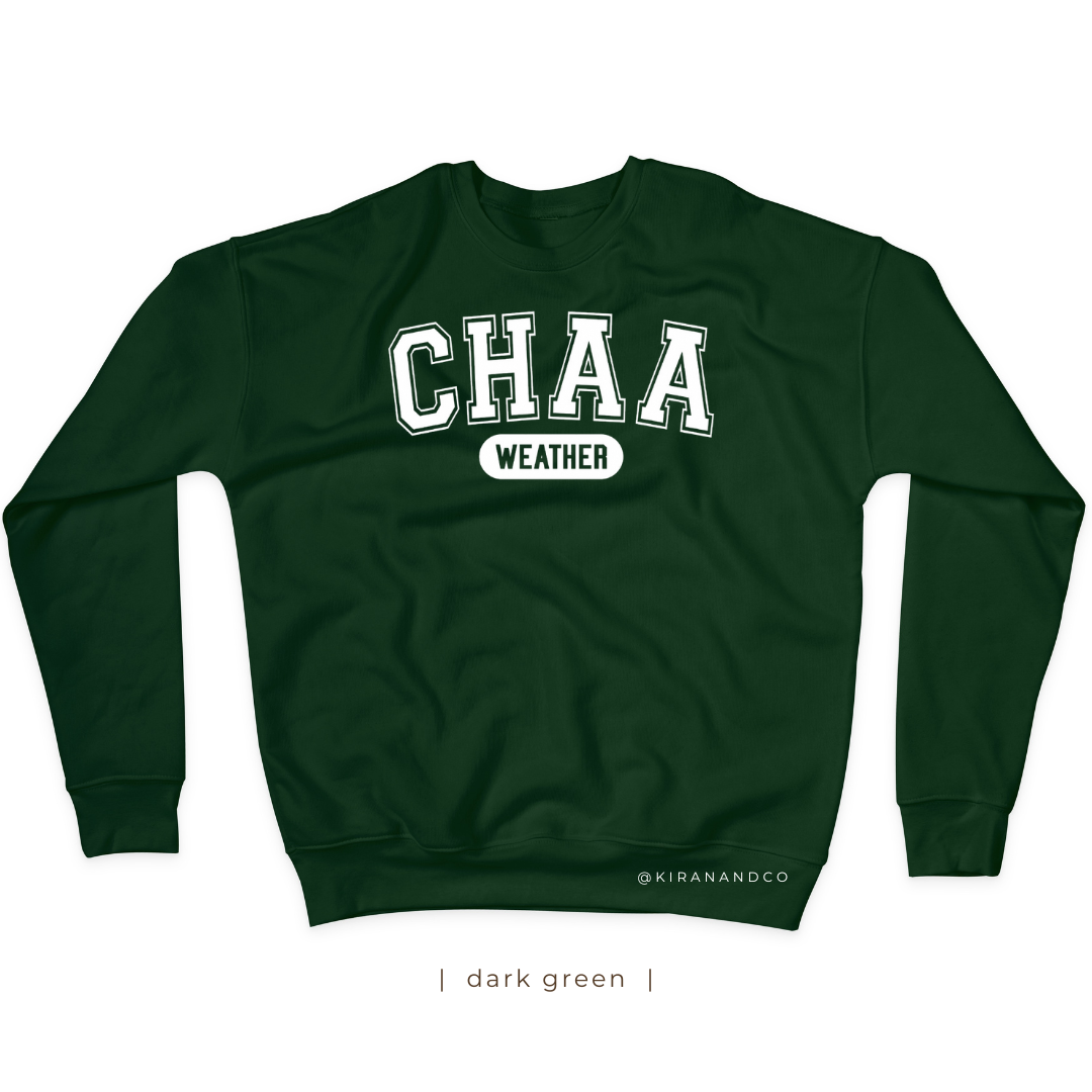 Chaa Weather Varsity Sweatshirt