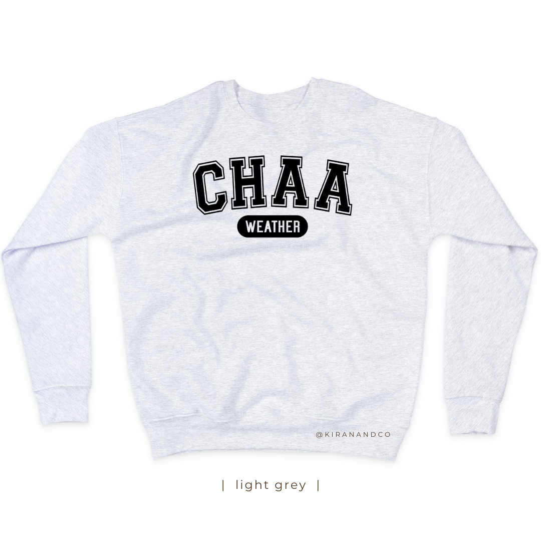 Chaa Weather Varsity Sweatshirt