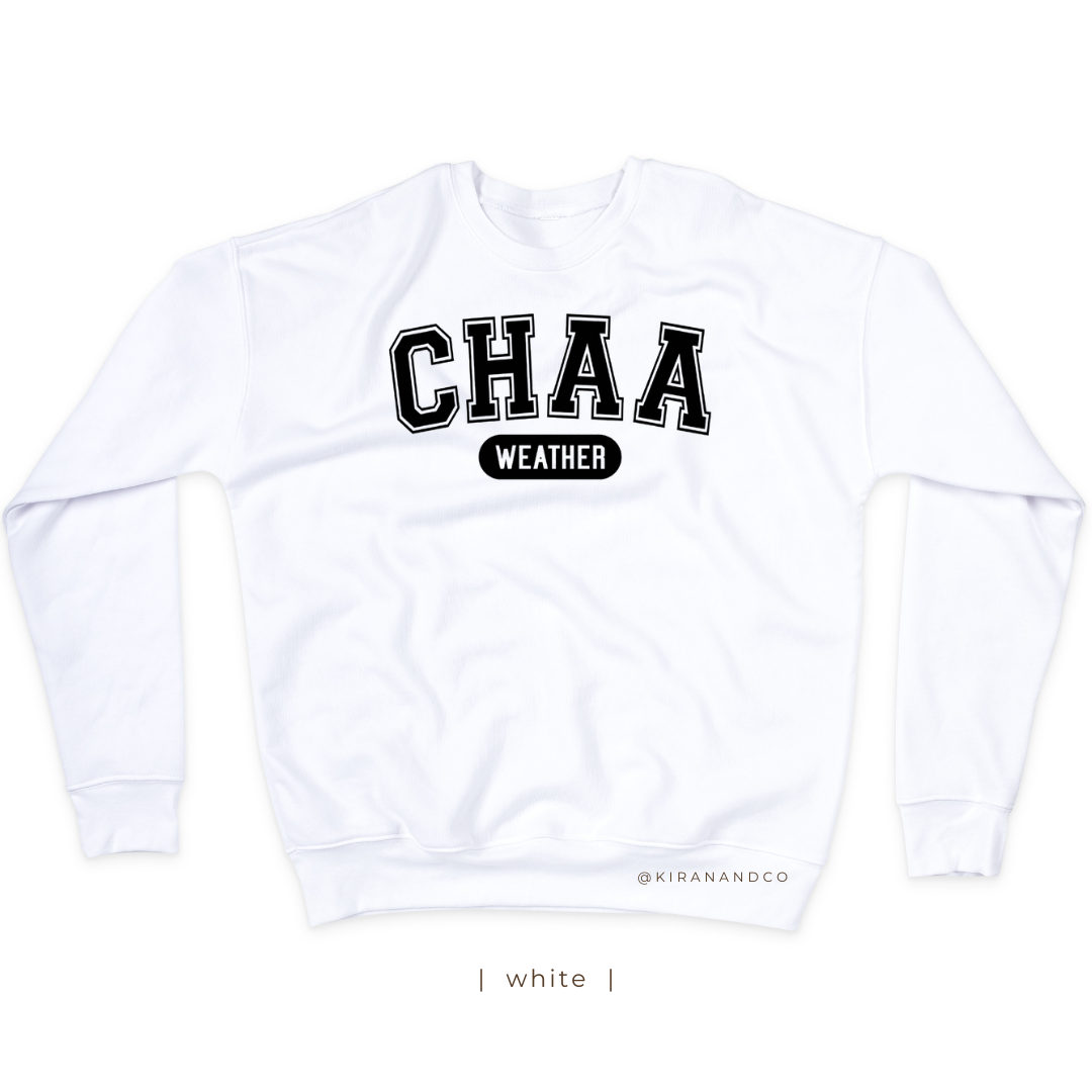 Chaa Weather Varsity Sweatshirt