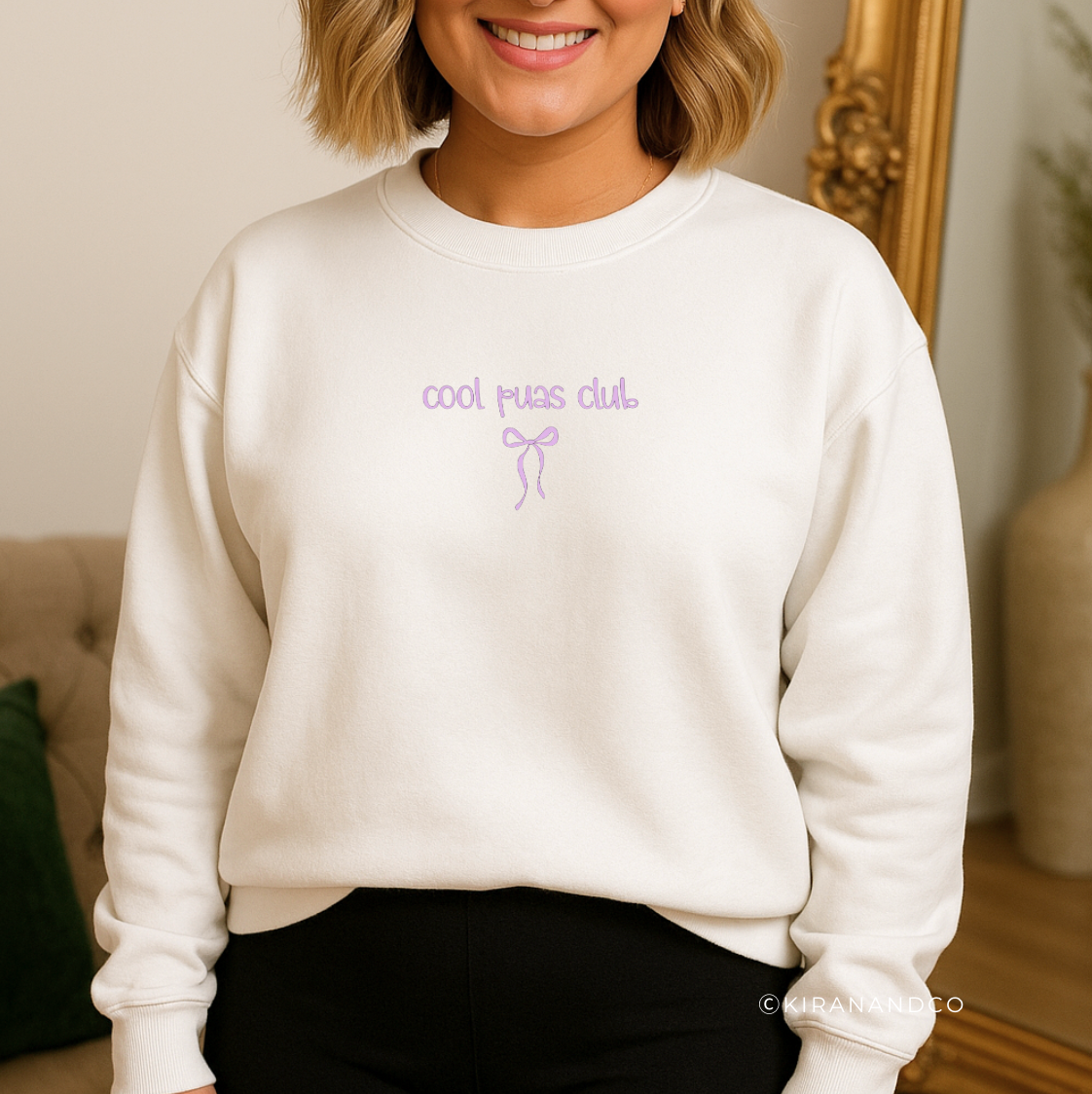 Cool Puas Club Bow Sweatshirt
