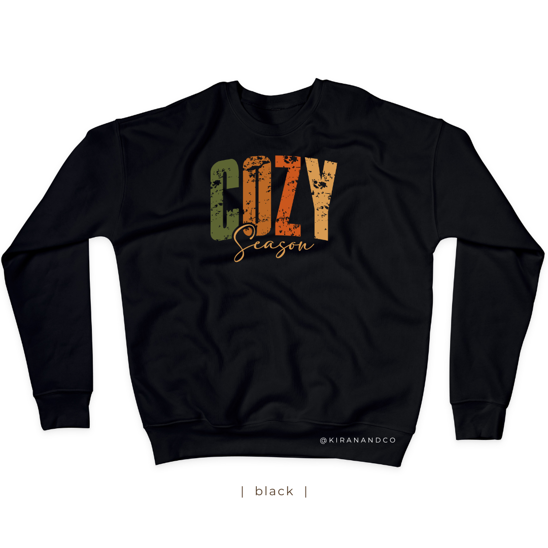 Cozy Season Distressed Sweatshirt