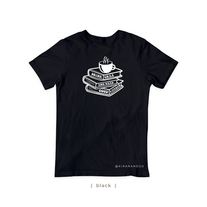 Drink Chaa And Read Good Kitaban T-Shirt
