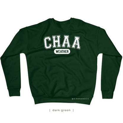 Chaa Weather Varsity Sweatshirt