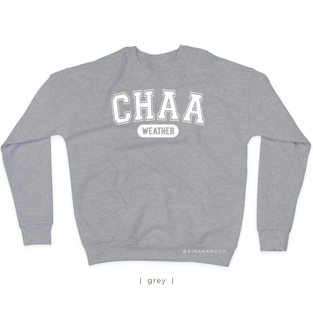 Chaa Weather Varsity Sweatshirt