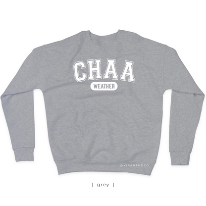 Chaa Weather Varsity Sweatshirt