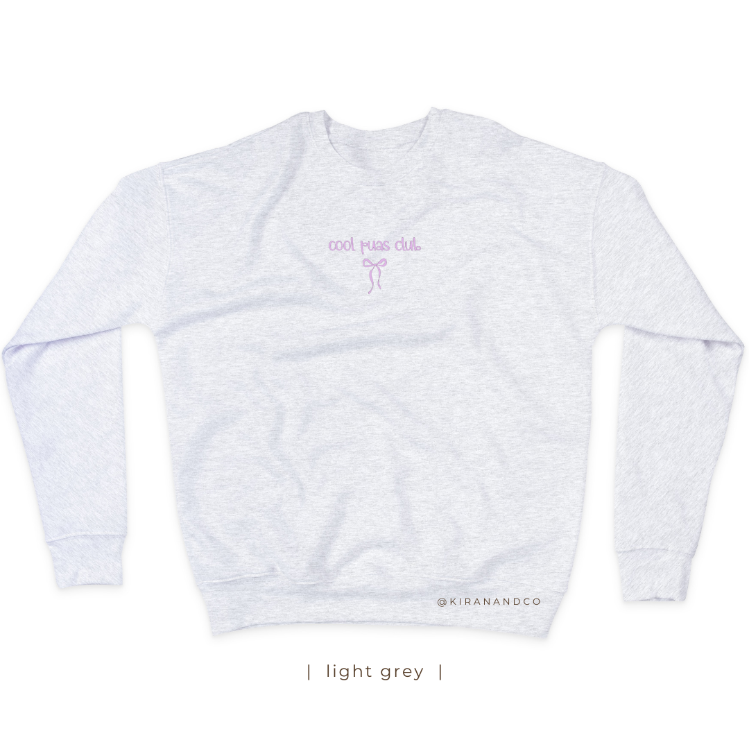 Cool Puas Club Bow Sweatshirt