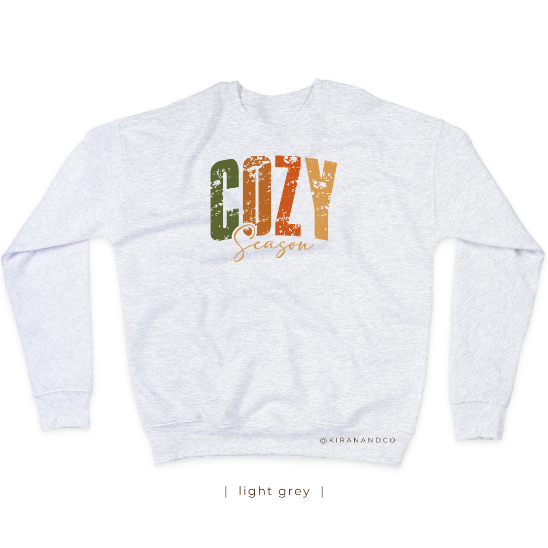Cozy Season Distressed Sweatshirt