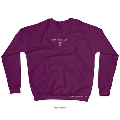 Cool Massis Club Bow Sweatshirt