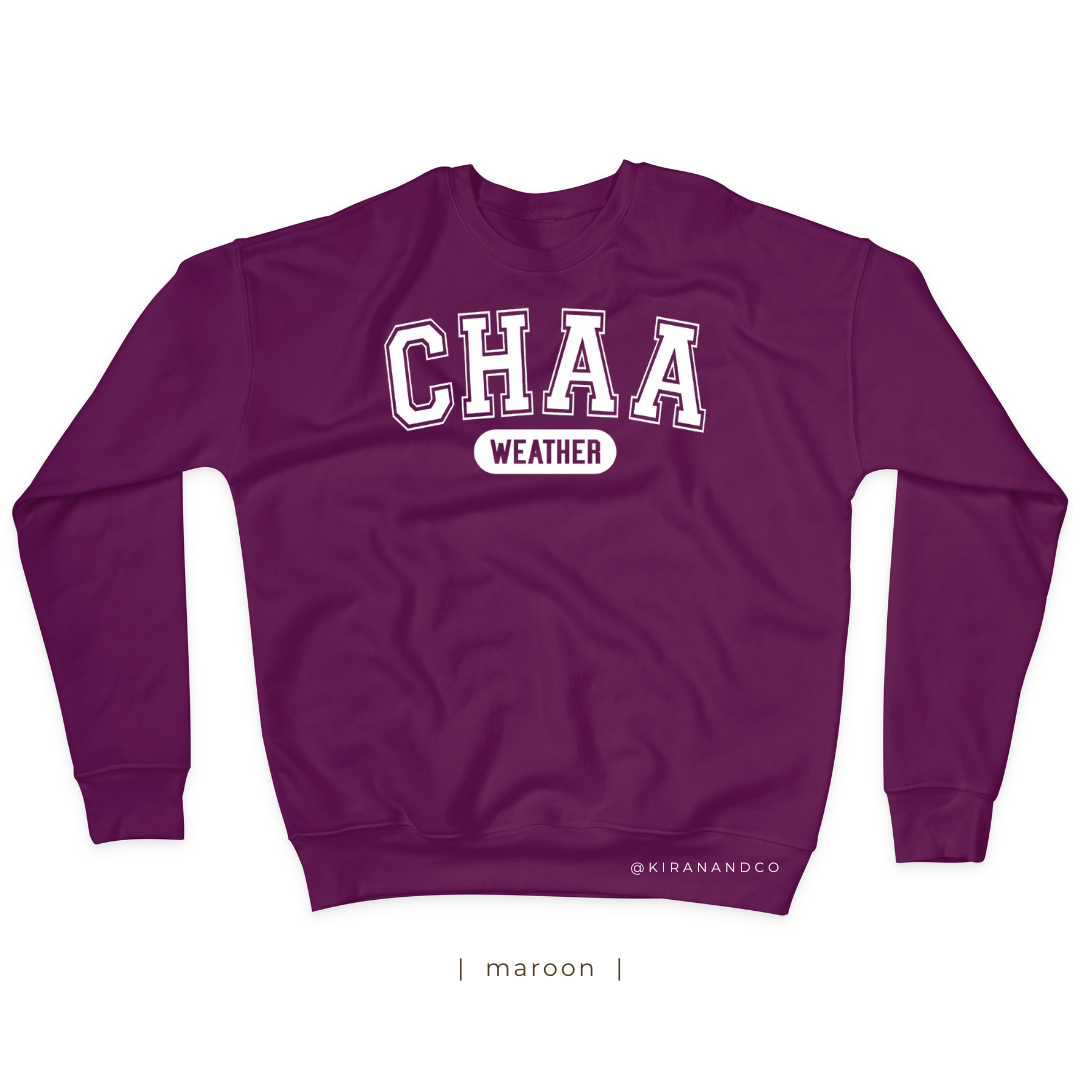 Chaa Weather Varsity Sweatshirt