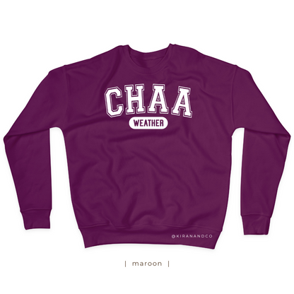 Chaa Weather Varsity Sweatshirt