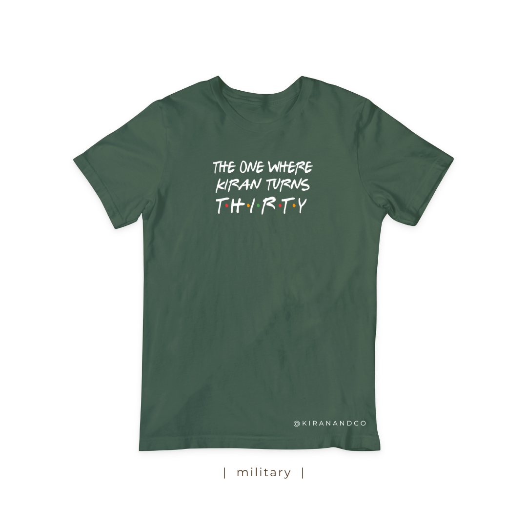The One Where NAME Turns AGE T-Shirt