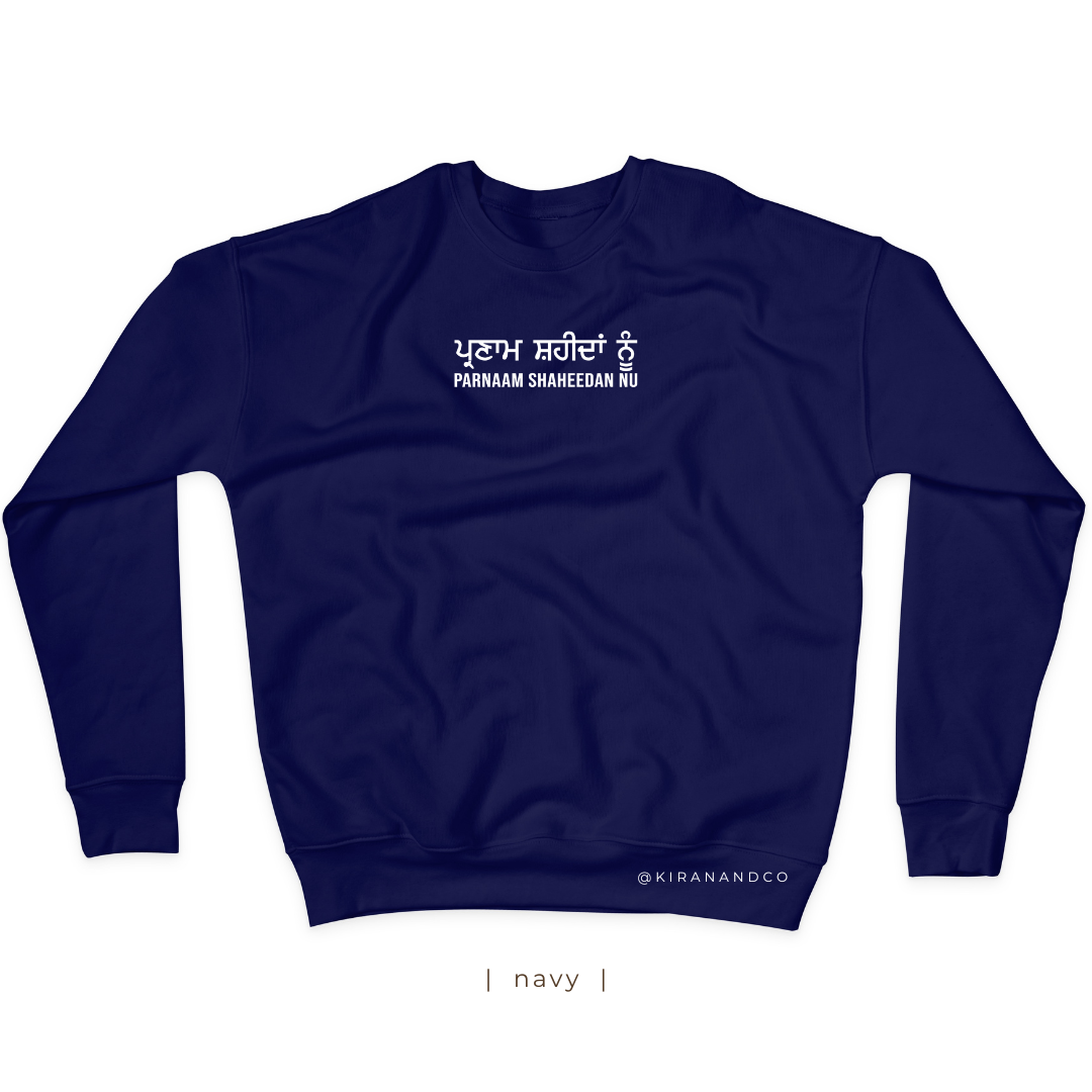 Parnaam Shaheedan Nu Sweatshirt