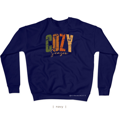 Cozy Season Distressed Sweatshirt