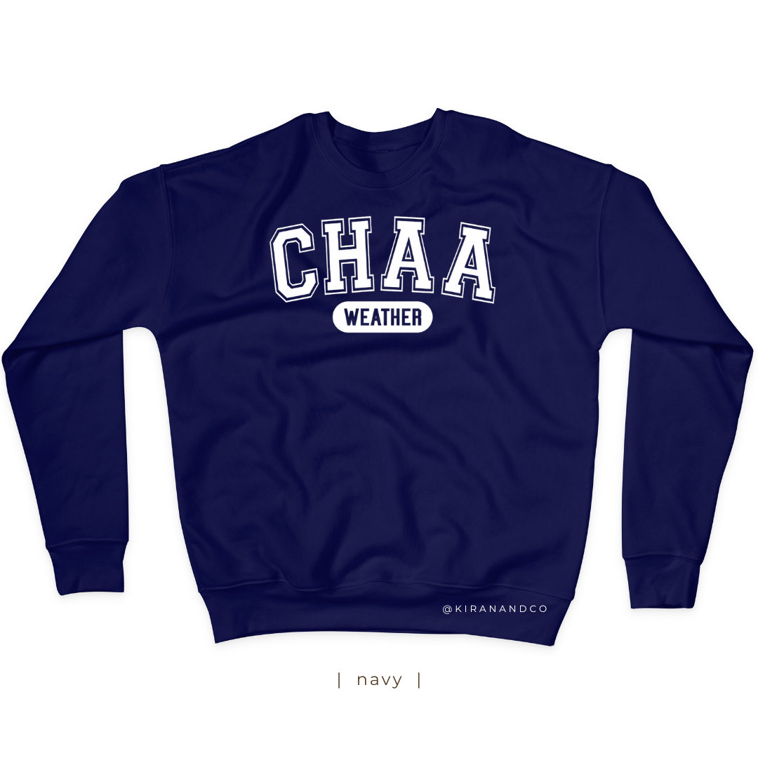 Chaa Weather Varsity Sweatshirt