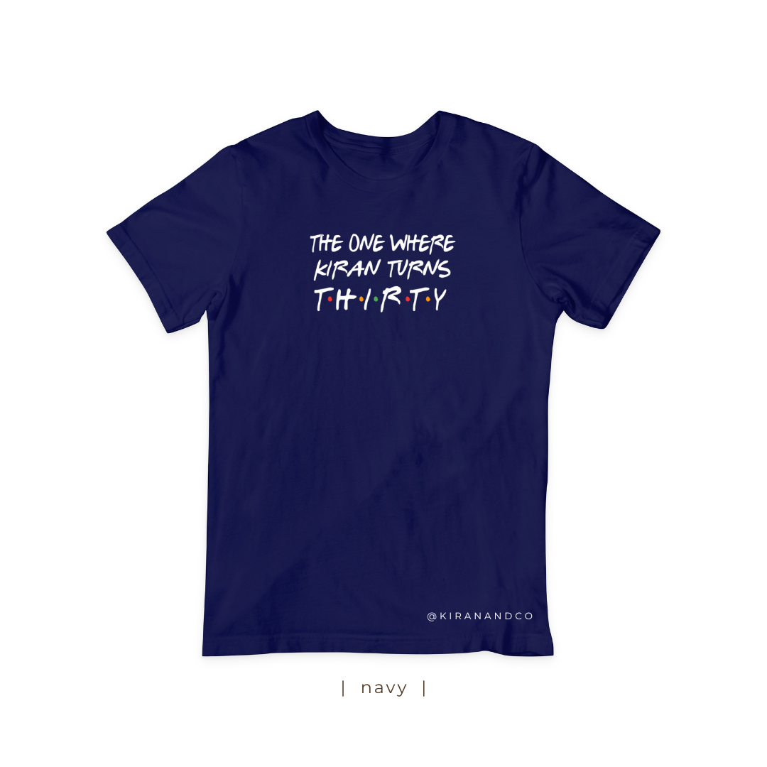 The One Where NAME Turns AGE T-Shirt