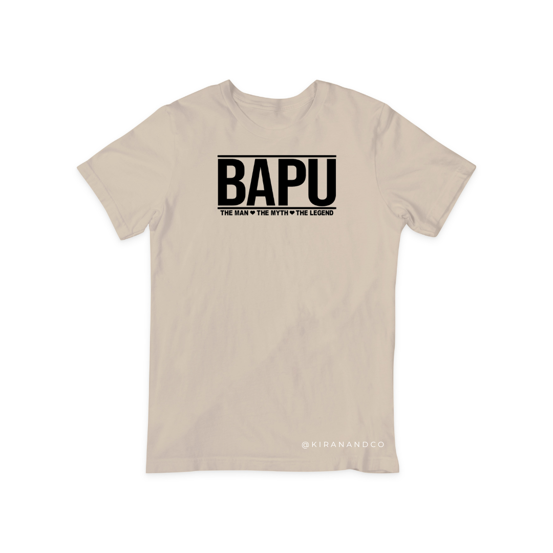 Bapu - The Man The Myth The Legend T-Shirt