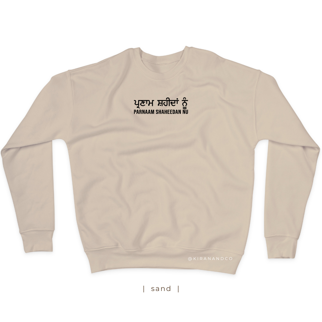 Parnaam Shaheedan Nu Sweatshirt