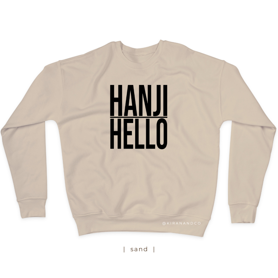 Hanji Hello Sweatshirt