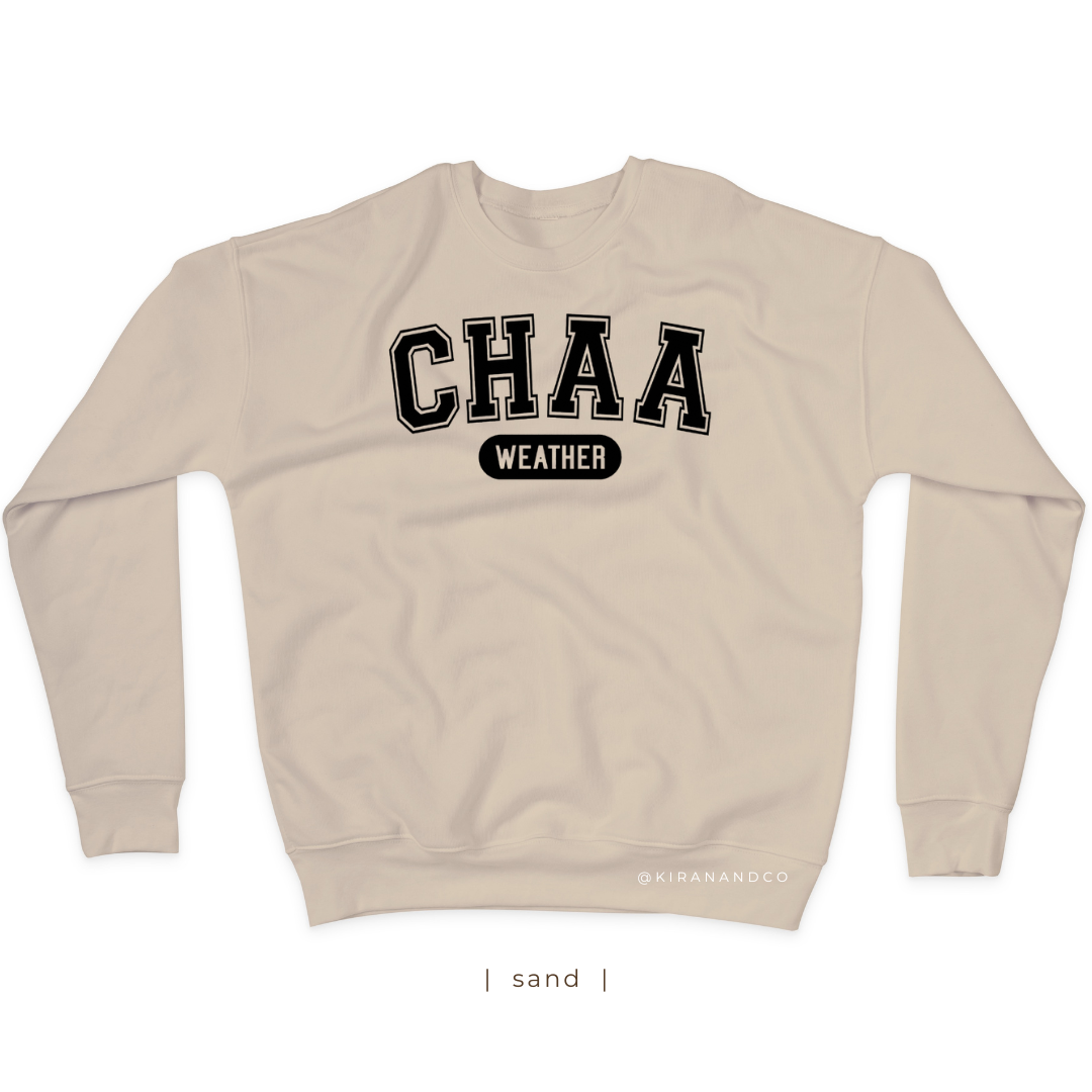 Chaa Weather Varsity Sweatshirt