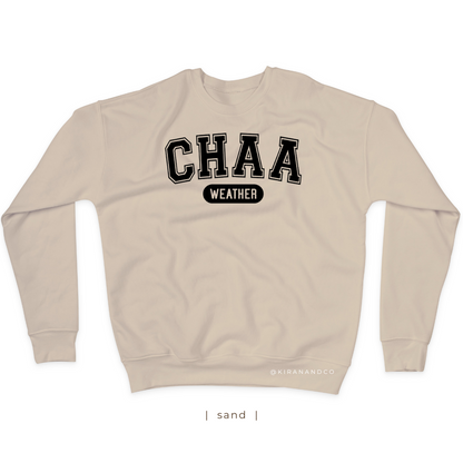 Chaa Weather Varsity Sweatshirt