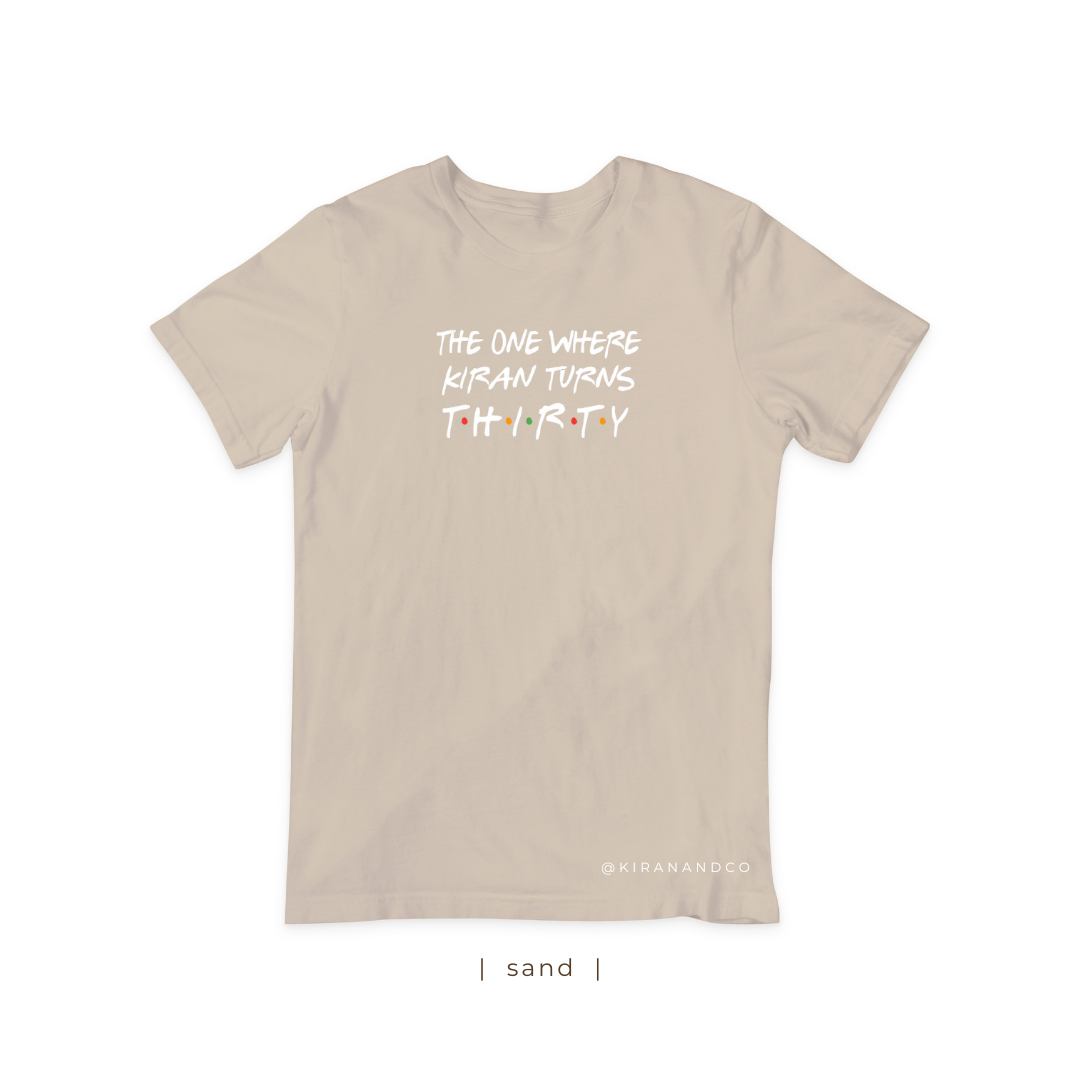 The One Where NAME Turns AGE T-Shirt