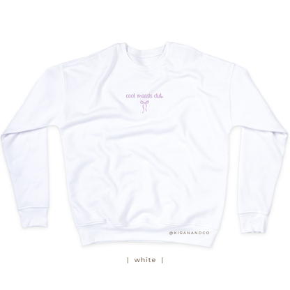 Cool Massis Club Bow Sweatshirt