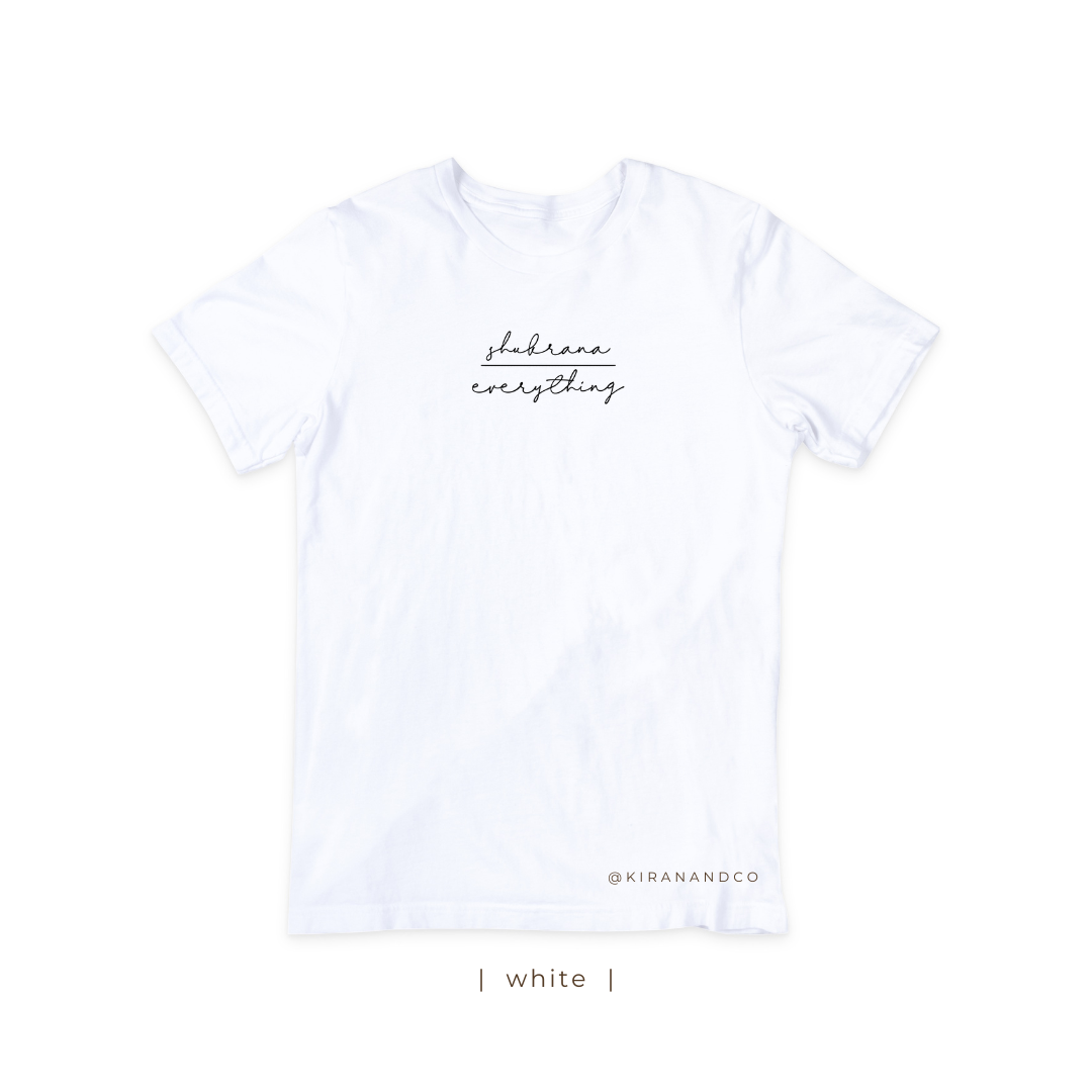 Shukrana Over Everything Cursive T-Shirt