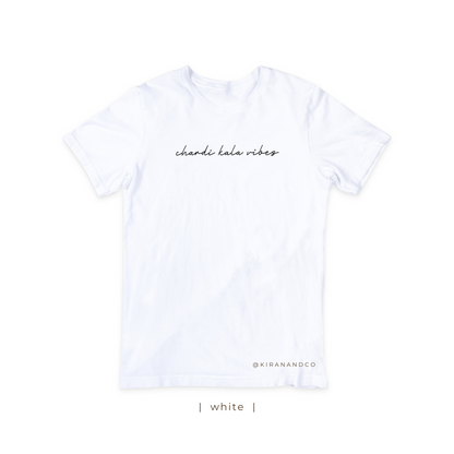 Chardi Kala Vibes Cursive T-Shirt